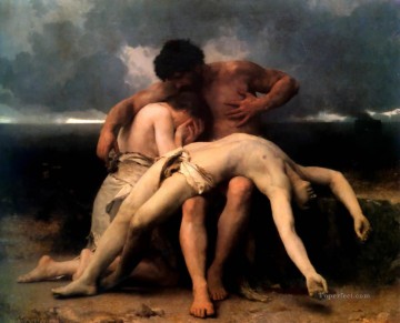 Desnudo Painting - El primer duelo William Adolphe Bouguereau desnudo